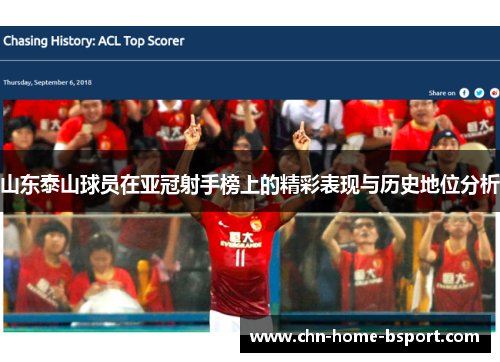 山东泰山球员在亚冠射手榜上的精彩表现与历史地位分析