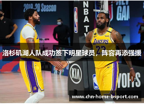 洛杉矶湖人队成功签下明星球员，阵容再添强援